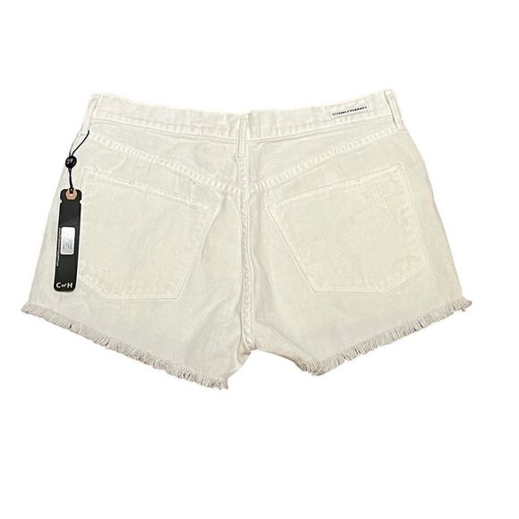 NWT Citizens of Humanity Chloe Hi Waist Cut Off Short Distressed Stark, Size 29 - Picture 2 of 11